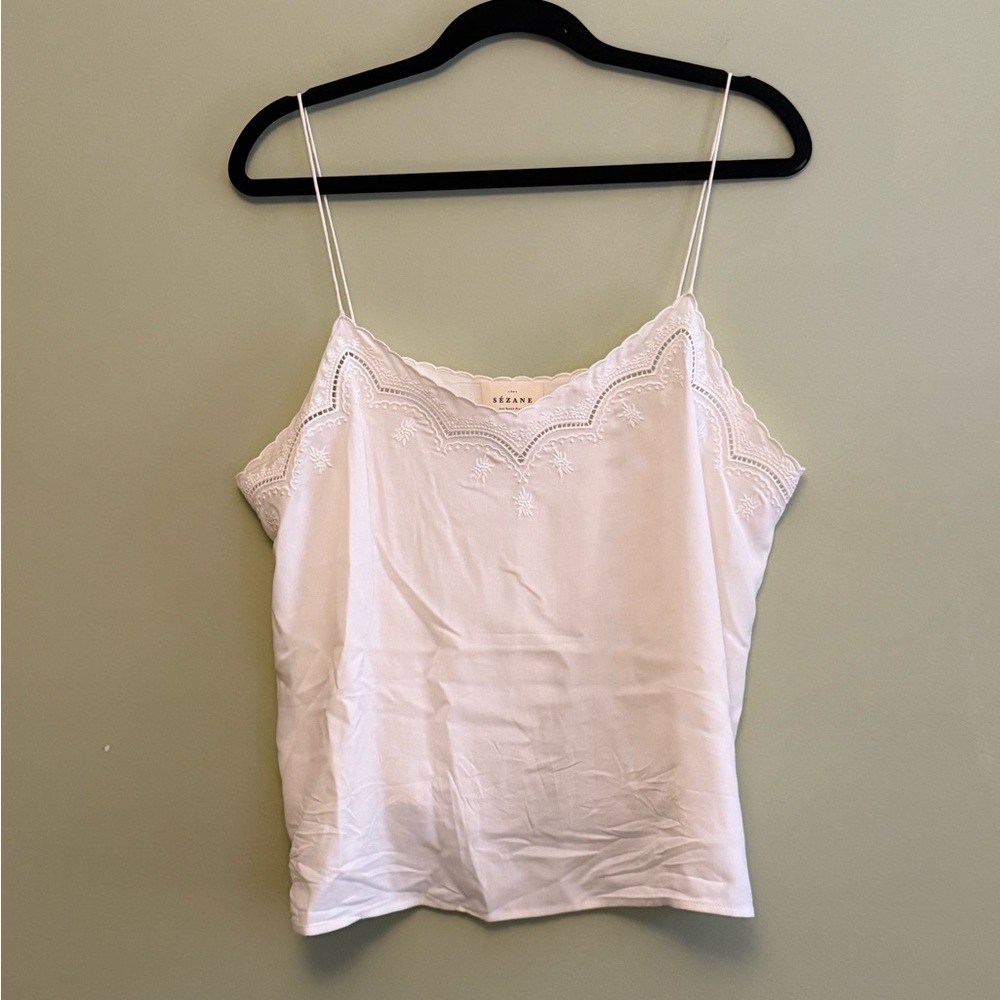 Sézane silk tank top